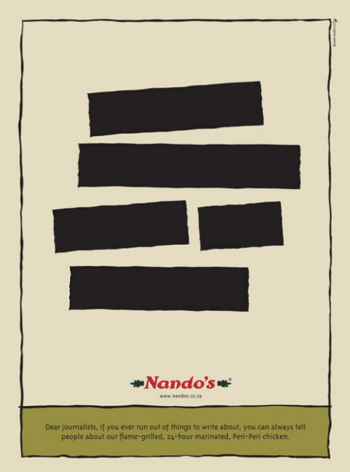 Nando's comments on the Protection of State Information Bill.